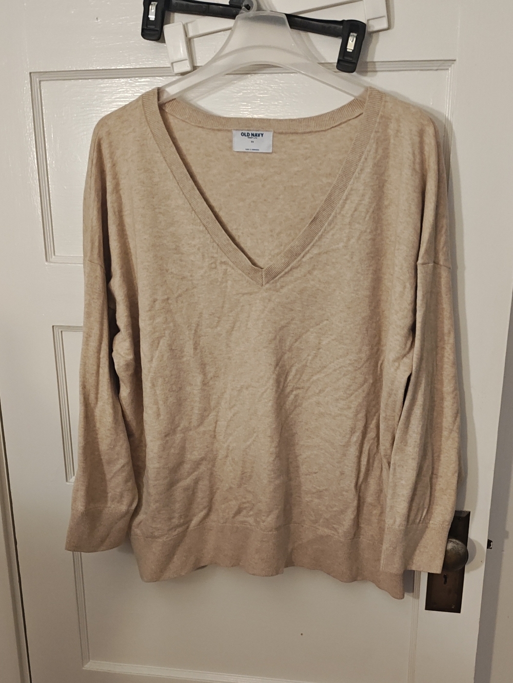 Old Navy Women's V-Neck Sweater - Beige